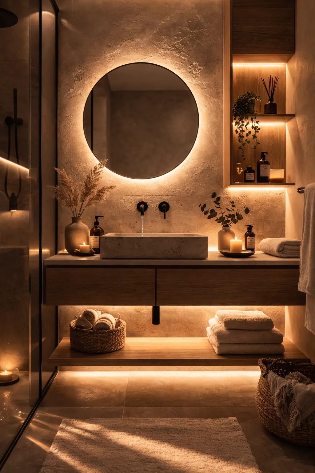 Small Bathroom Lighting Ideas for a Warm, Relaxing Glow