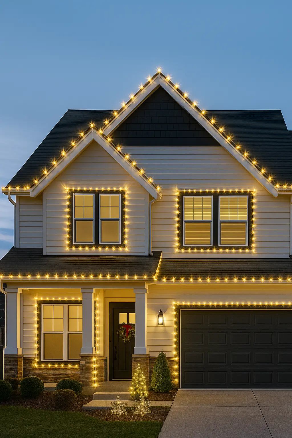 Magical Outdoor Christmas Lights | 1000 LED Warm White Fairy Lights