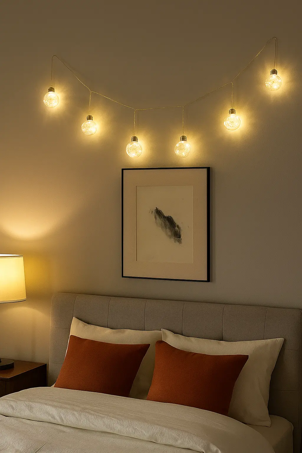 Cozy Christmas Window Lights | Warm White Fairy Curtain Glow