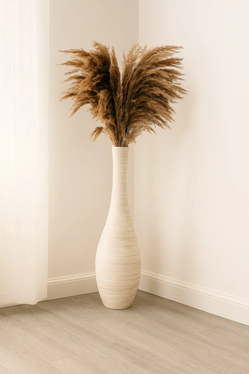 Tall Floor Vase Decor Ideas for Living Room Corners