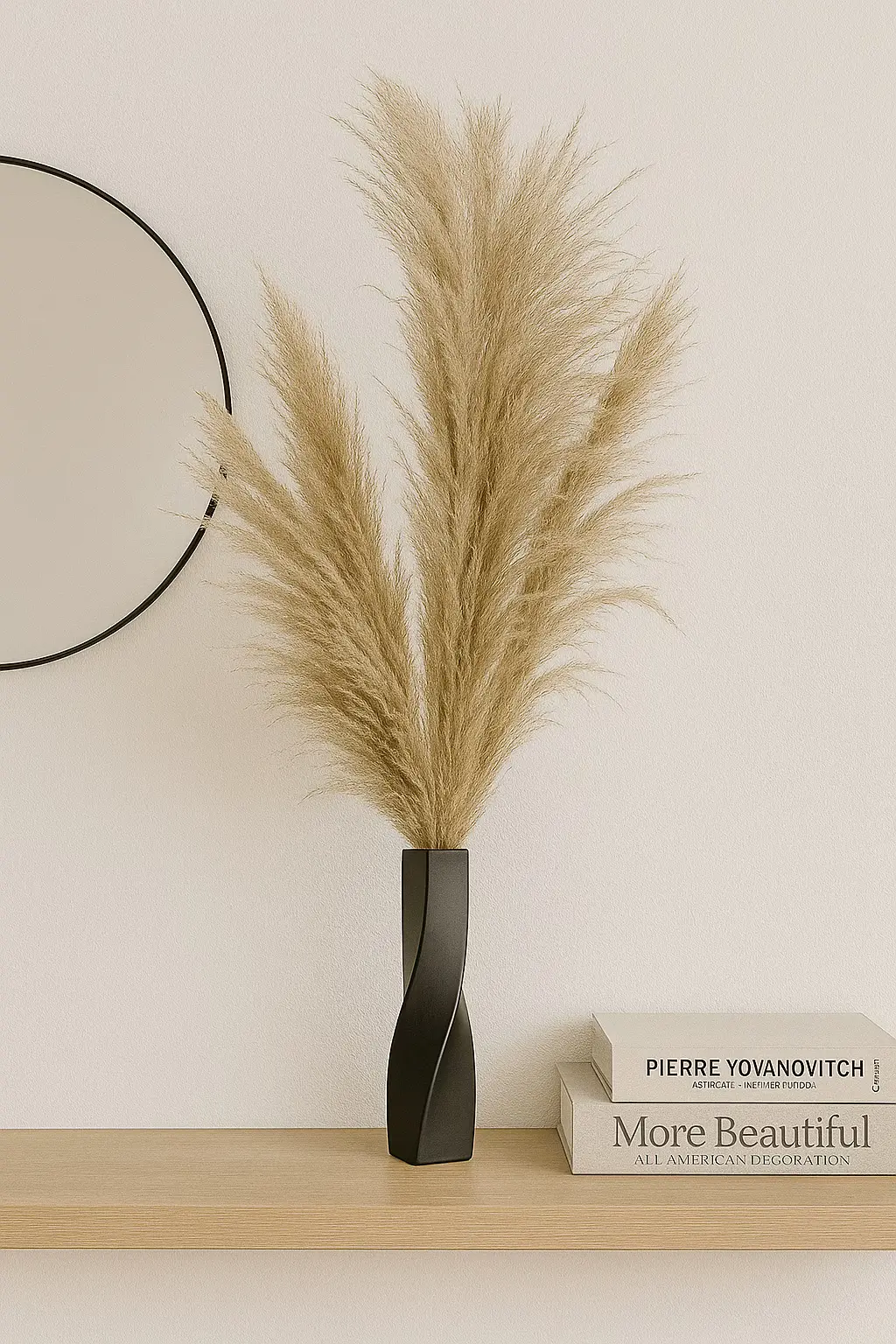 Twisted Geometric Floor Vase Ideas for Modern & Boho Living Spaces