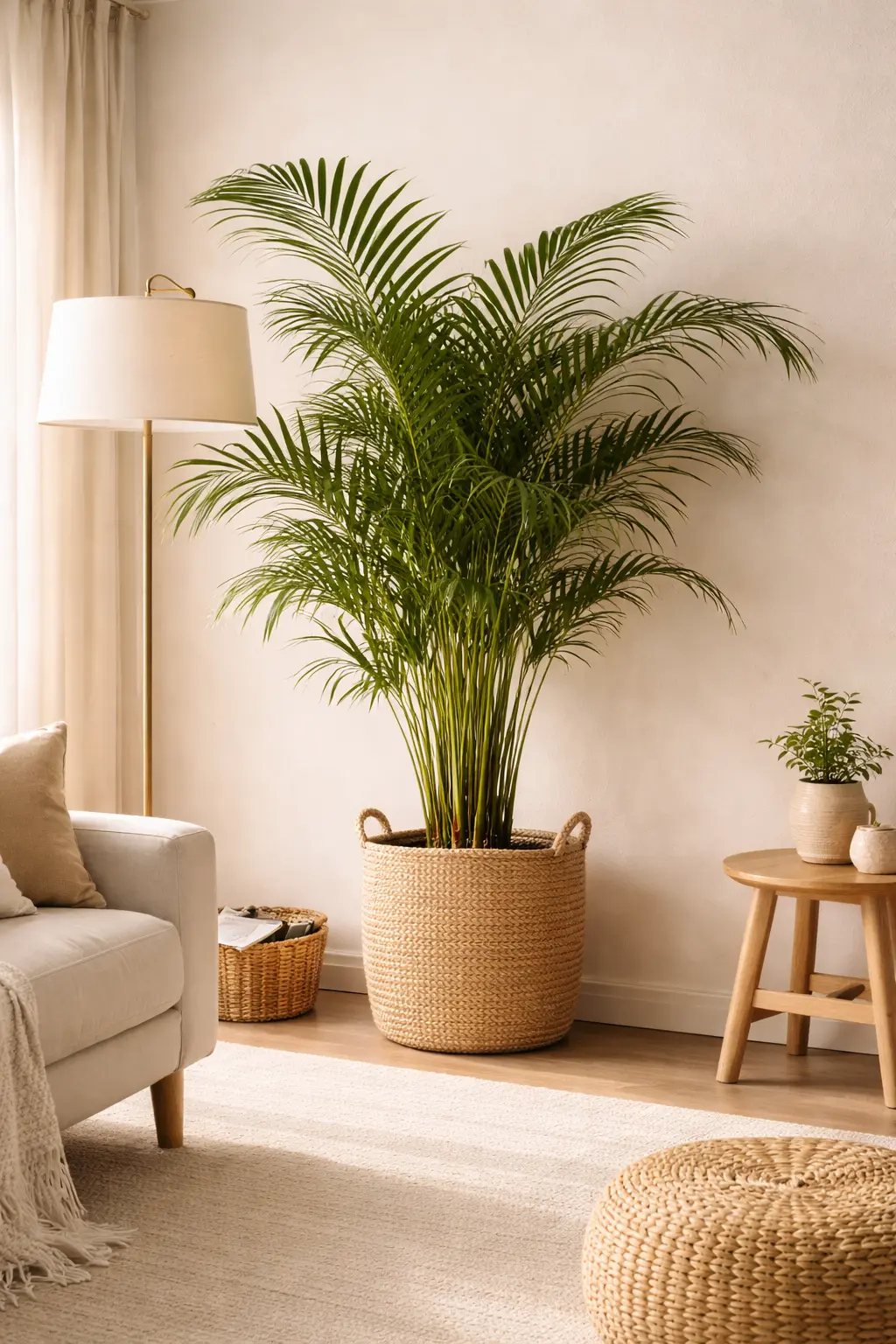 Empty Corner Decor Ideas with Tall Indoor Plants