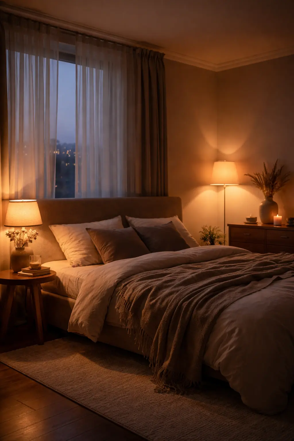 Layered Bedroom Lighting Ideas for a Relaxing Minimalist Space