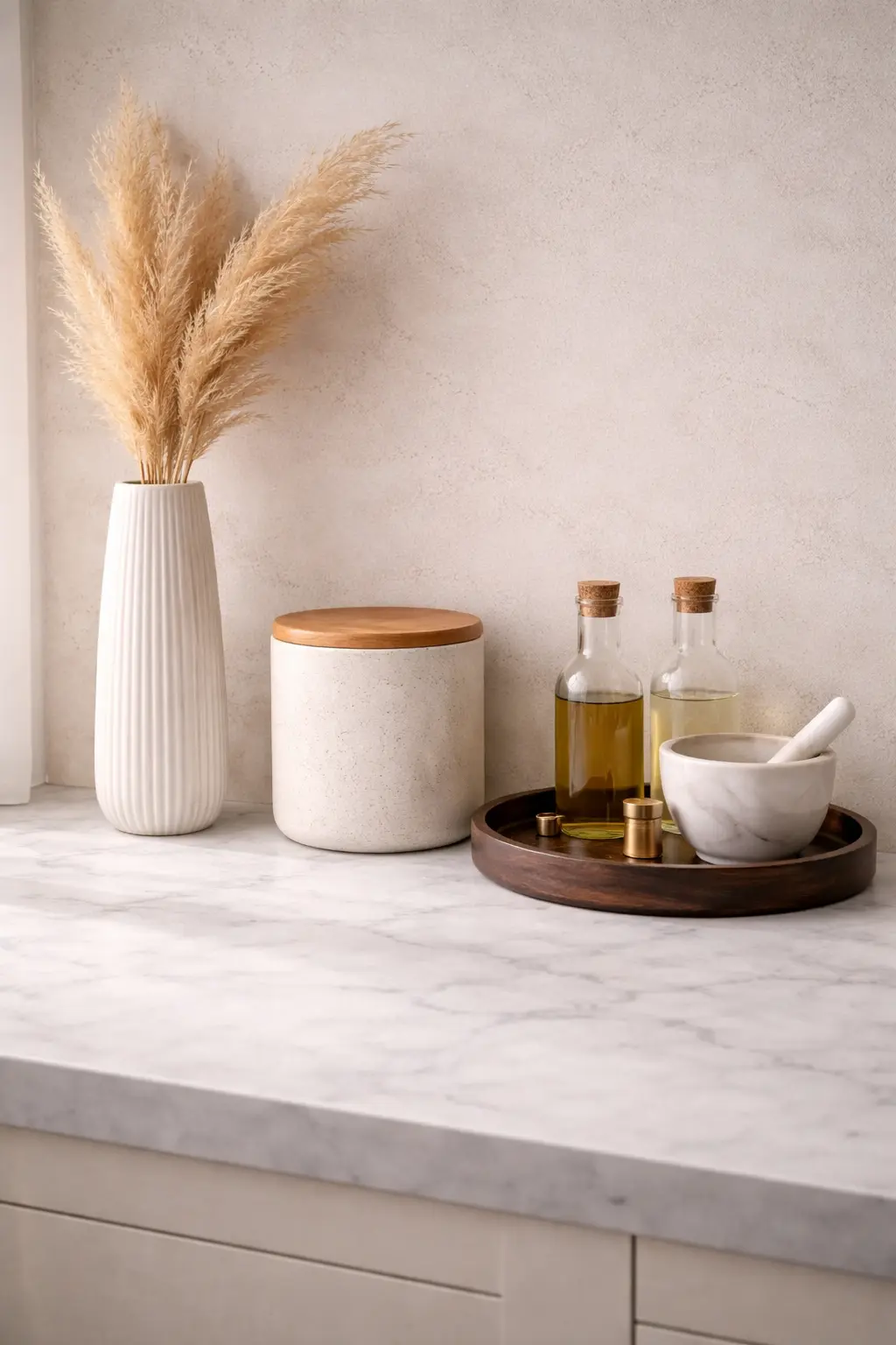 Use Height Variation to Make Your Kitchen Counter Look Styled