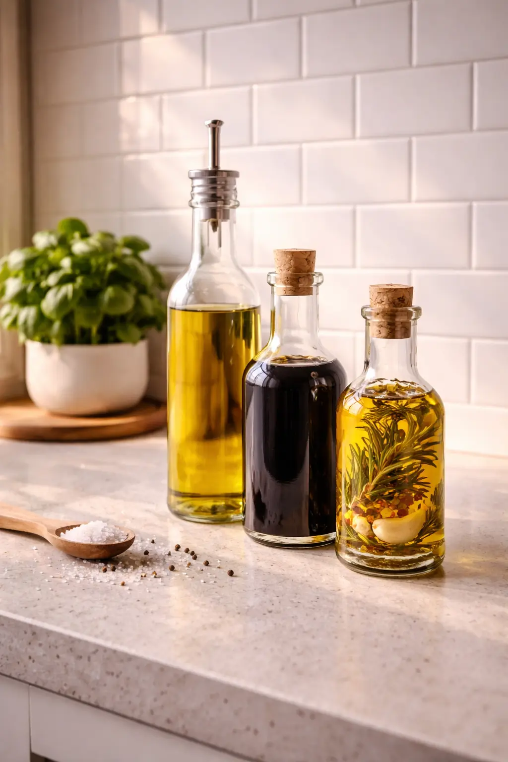 Style Your Cooking Oils on the Counter Like a Chef's Kitchen