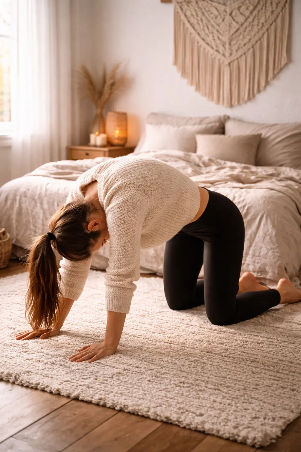 Cat-Cow Stretch | Morning Yoga Routine for Spine Flexibility