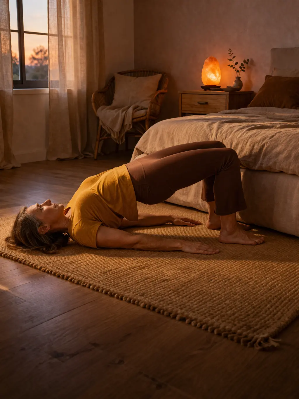 Bridge Pose for Hip Flexors | Release Tight Hips from Sitting All Day