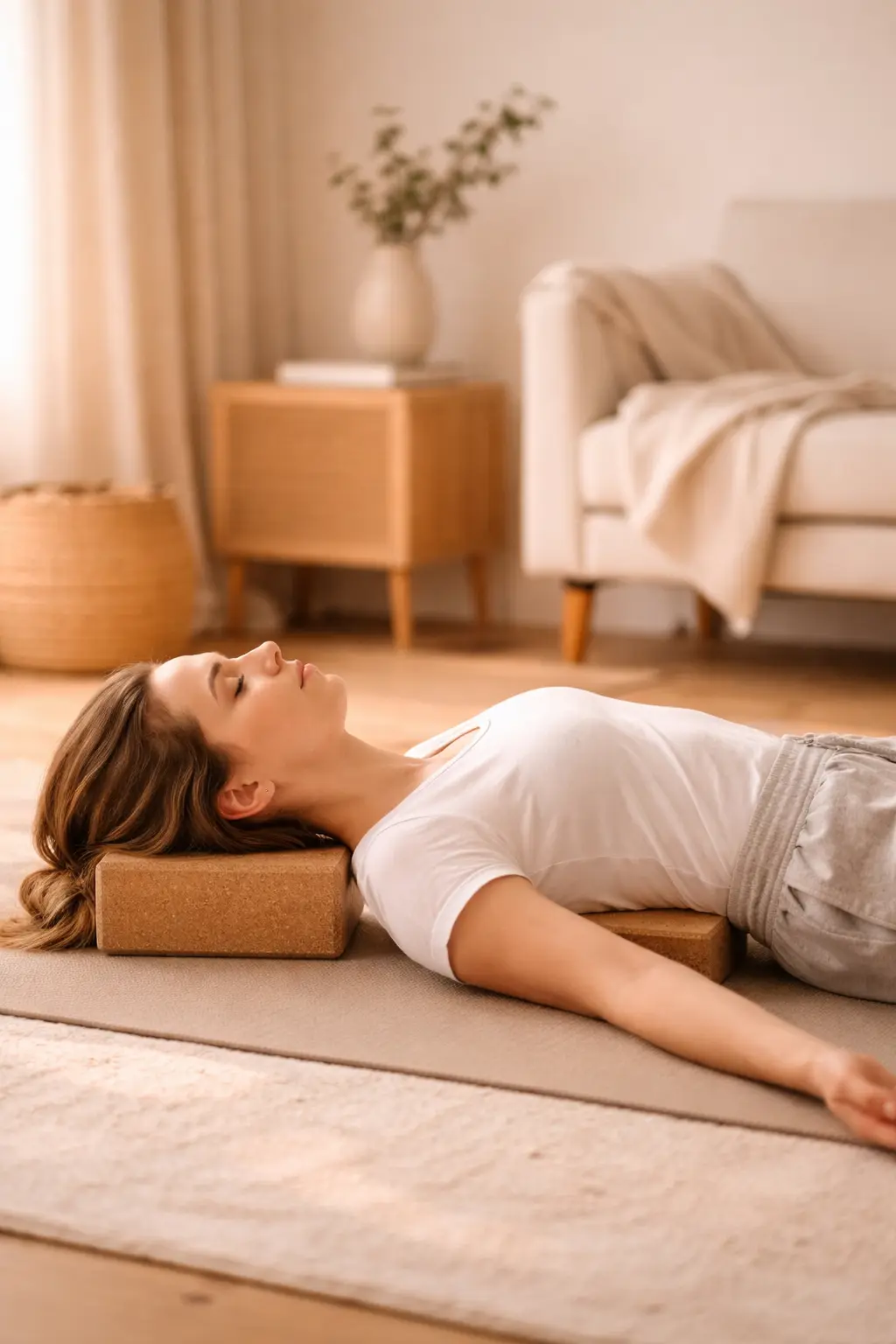 Supported Fish Pose | Passive Chest Opener for Relaxation and Posture