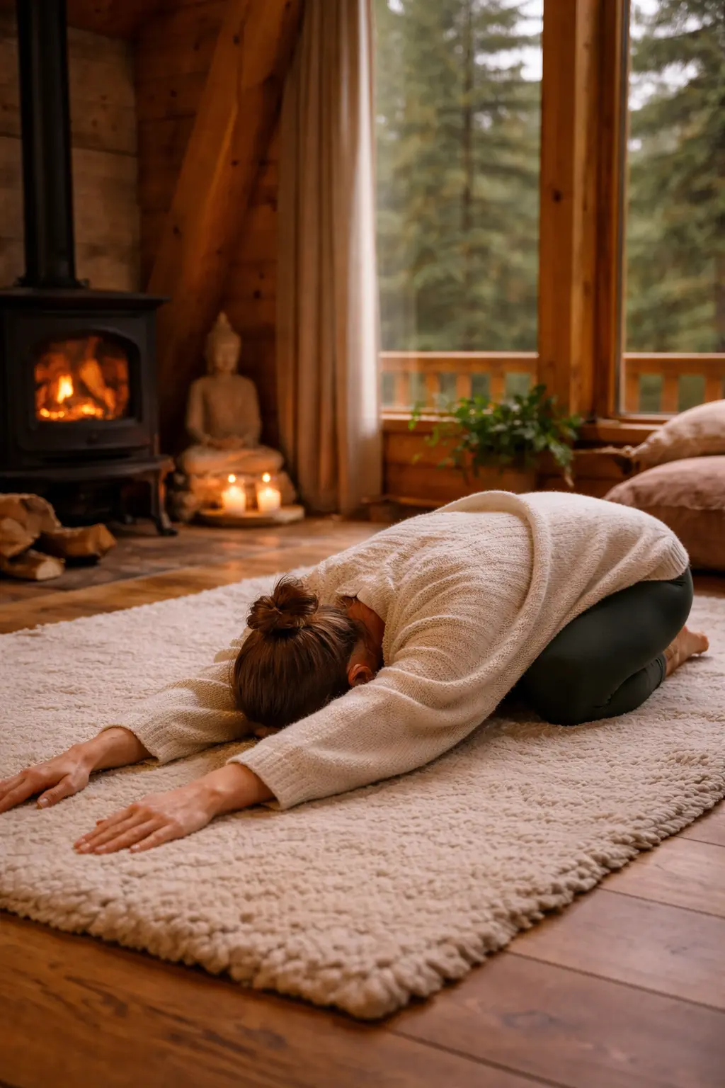 Child's Pose Benefits | Calming Yoga Pose for Stress and Back Relief