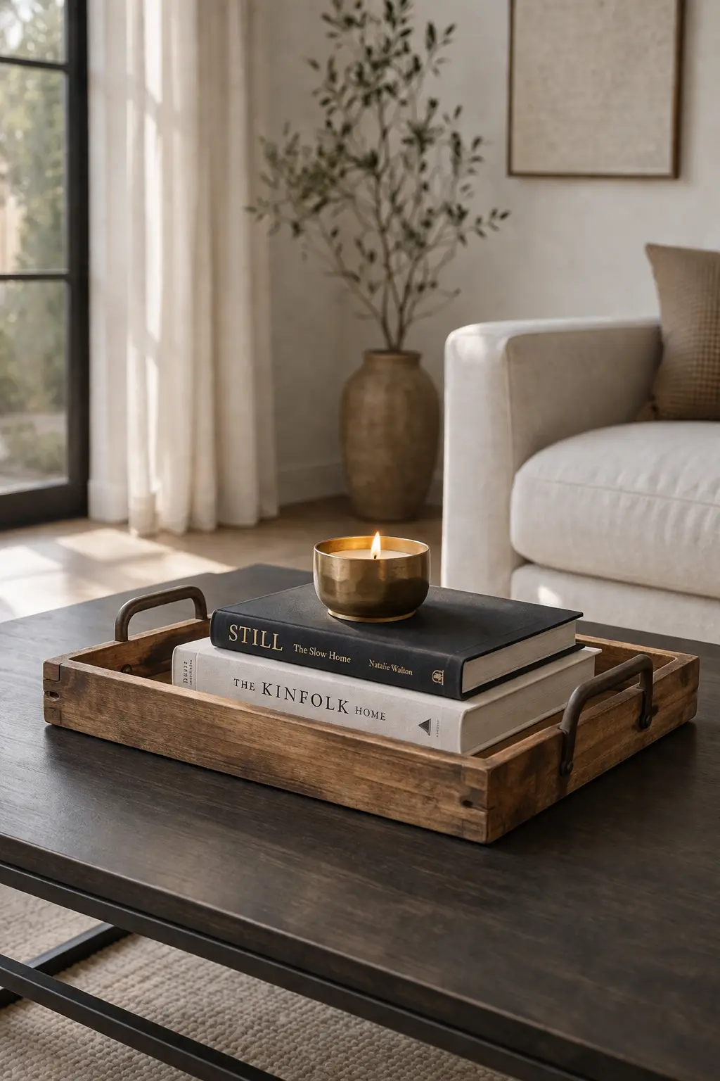 Coffee Table Tray Styling – Easy Visual Order in Your Living Room