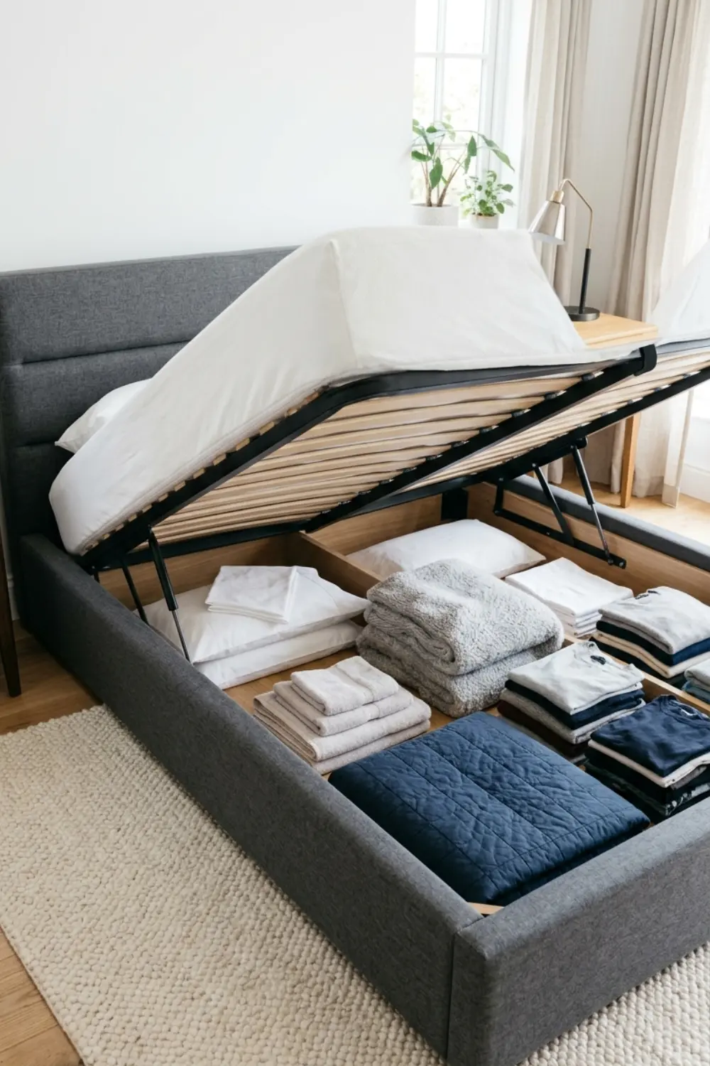 Storage Bed Frame Ideas That Solve Small Bedroom Clutter