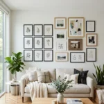 13 Easy Gallery Wall Ideas for Modern Living Room Styling