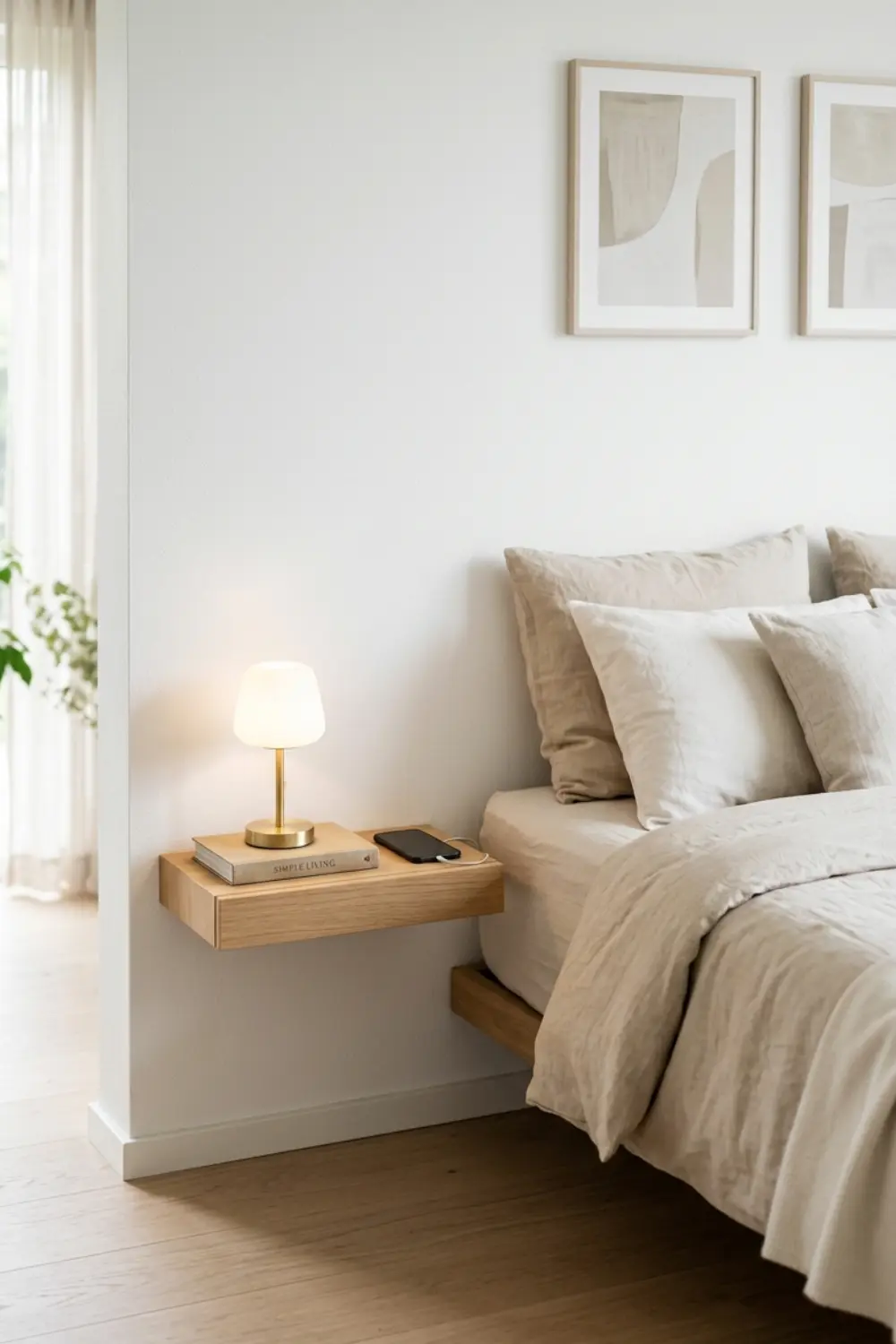 Slim Nightstand Ideas That Save Space in Small Bedrooms