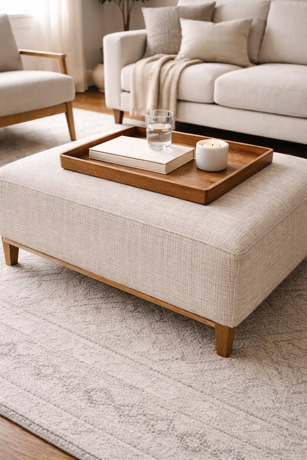 Ottoman as Coffee Table: The Multifunctional Living Room Swap Worth Making