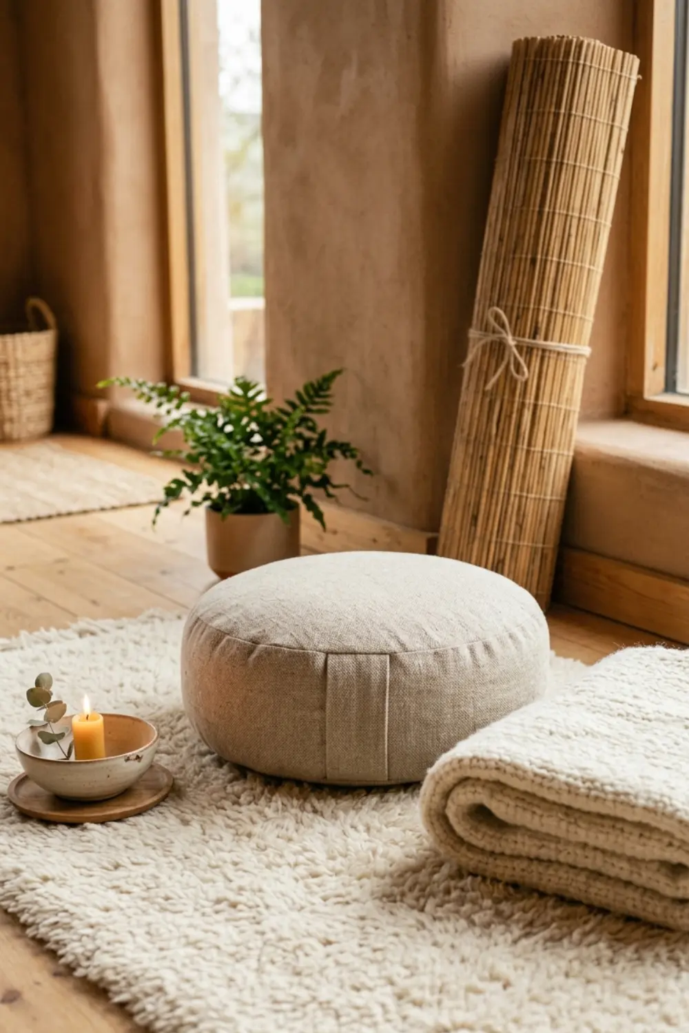 Floor Seating and Meditation Cushion Ideas for Wellness Rooms