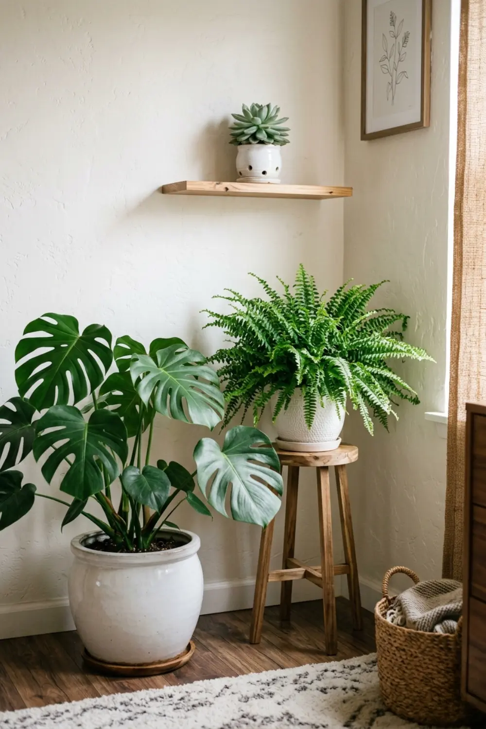 Layer Plants at Different Heights in Corners for a Designer Garden Look