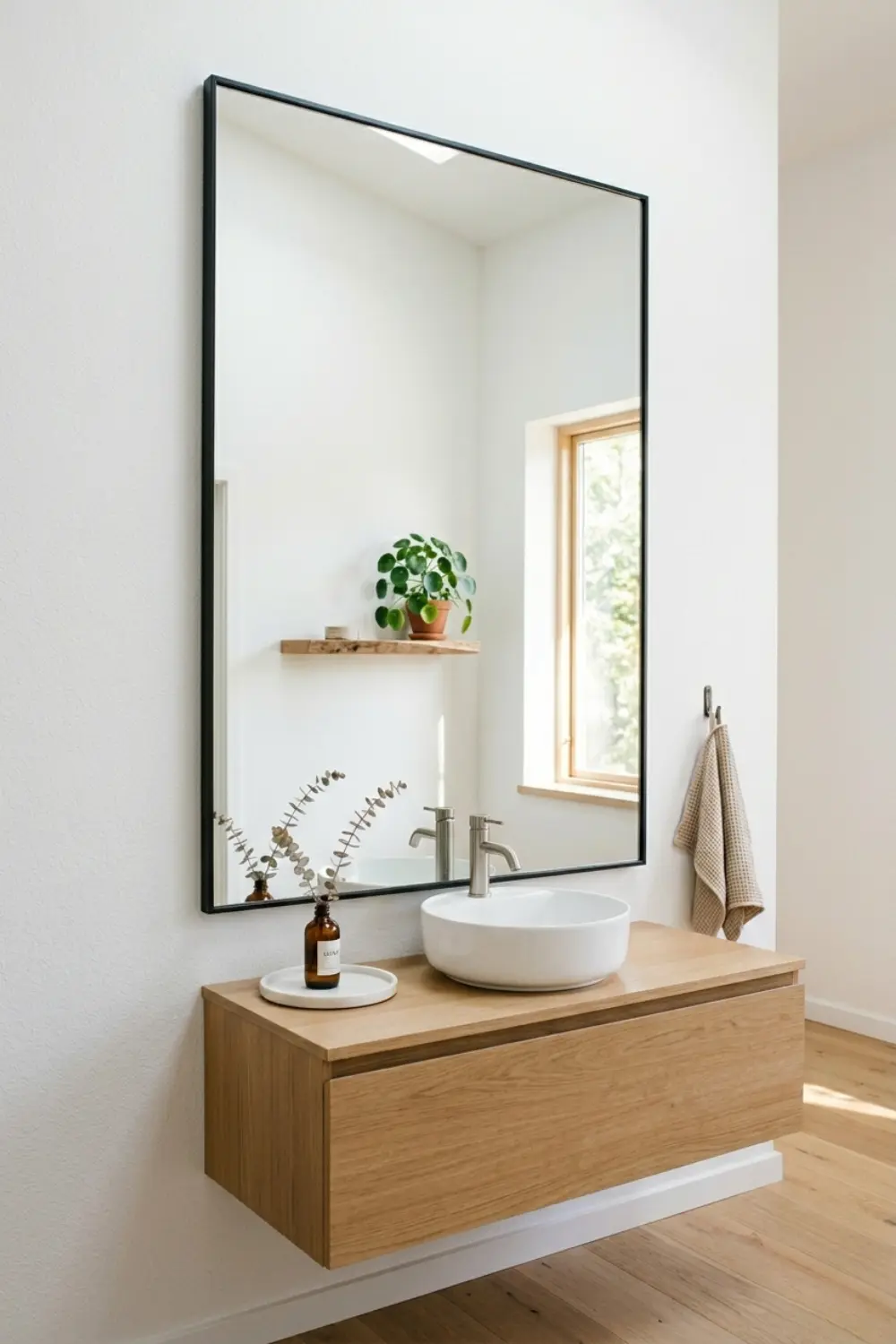 Large Bathroom Mirror Ideas to Make Small Spaces Look Bigger