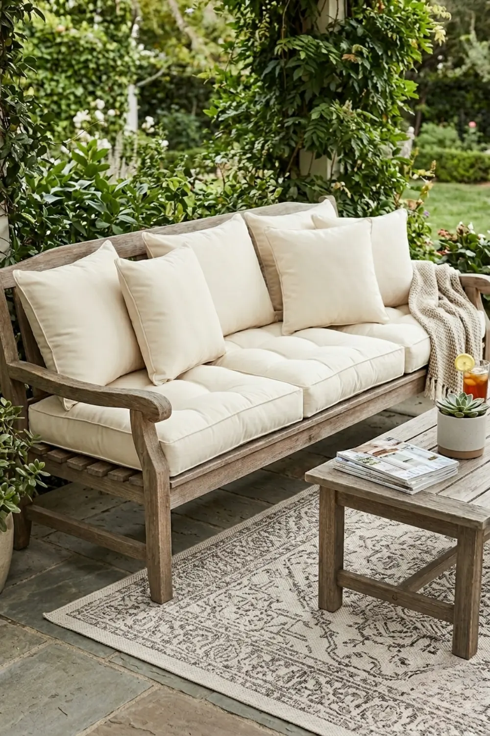 Add Outdoor Pillows Strategically for Comfort and Style on Your Balcony