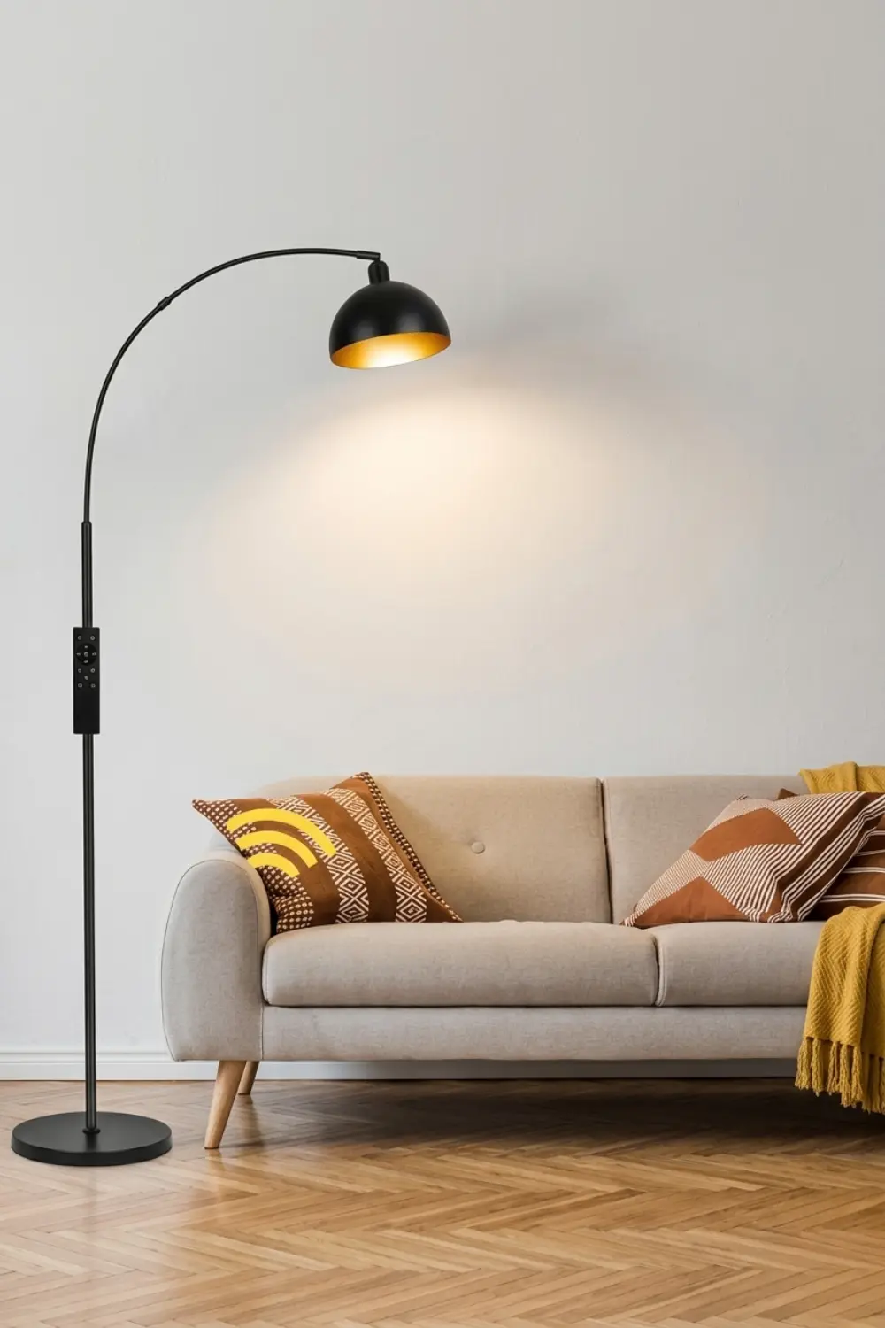 Make a Bold Statement in Empty Corners With One Sculptural Floor Lamp