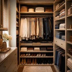 The Best Aesthetic Closet Storage Ideas for Small Bedrooms — interior design photograph