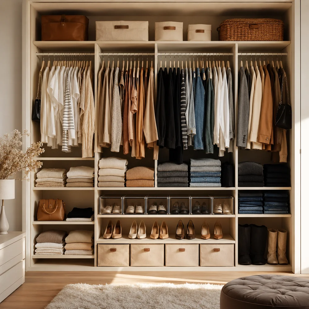 What Professional Organizers Really Use for Seasonal Closet Organization Success — interior design photograph