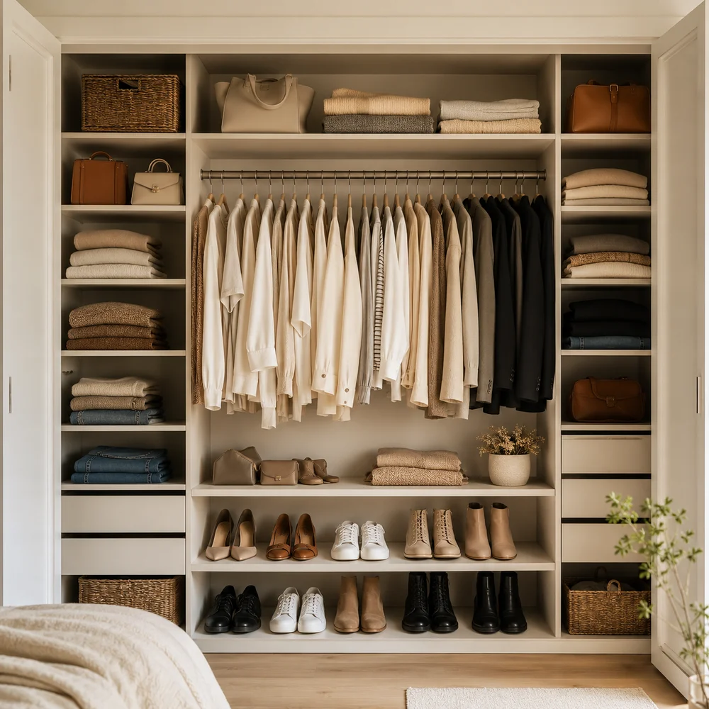 11 Stunning Open Closet Styling Ideas Worth Copying Right Now — interior design photograph