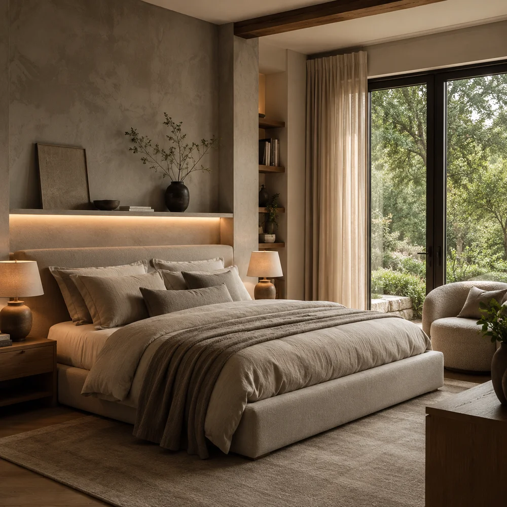 Calming Bedroom Ideas That Define the Best Wellness Design Inspiration — interior design photograph