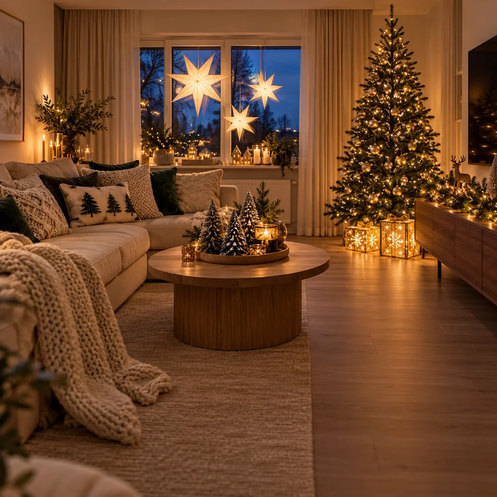 How to Decorate a Small Living Room for Christmas