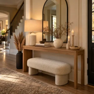 How to Make Your Console Table Look Pulled Together — interior design photograph