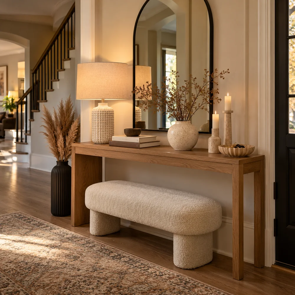 How to Make Your Console Table Look Pulled Together